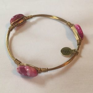 Bourbon & Bowties Pink Stone Bangle